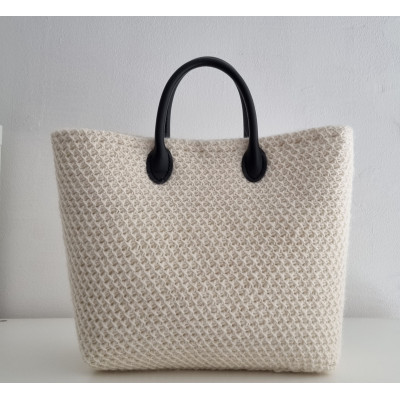 Tunisian crochet bag